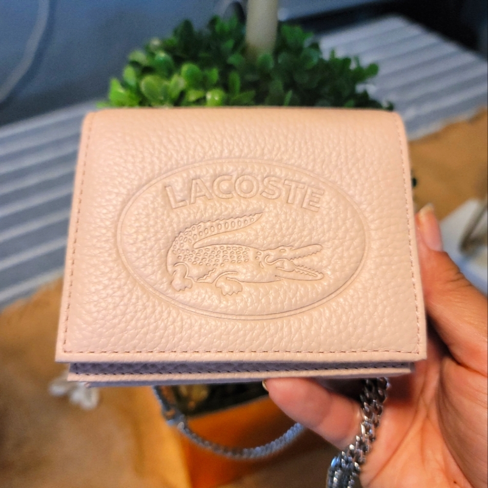 Lacoste wallet on a chain